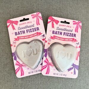 Trader Joe’s NEW 2pk Sweetheart Bath Fizzers in Berry Candy Scent